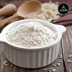 Naturevibe Botanicals White Rice Flour 5 lb | Fine Gluten-Free Flour | Non-GMO & Finely Ground | Perfect for Baking, Rotis, Breading, Dumplings, Thickening Sauces & Baby Food