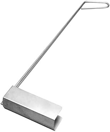 V-Shaped Deep Fryer Strainer Scoop, Frying Food Scoop, Skimmer Spoon, Deep Fryer Scooper, Oil & Food Crumbs Strainer for Fryers in Restaurants, Diners, Hotels, Home Kitchen Utensils by FryOilSaver Co.