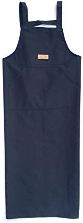 Artist apron/Long apron - Navy Blue