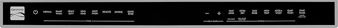 Kenmore 24" Built-in Stainless Steel Tub Dishwasher EasyFlex Third Rack, TurboDry, SmartWash & Reach-Thru Handle-15 Place Settings-45 DBA, Energy Star Certified, Fingerprint Resistant