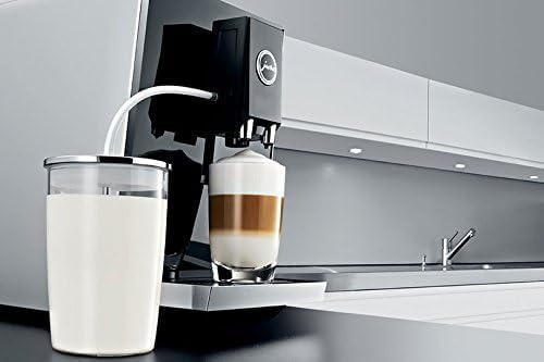 WUYAN Glass Milk Container, Clear.Glass milk storage container is perfect for use with the Jura Automatic Coffee Centers.
