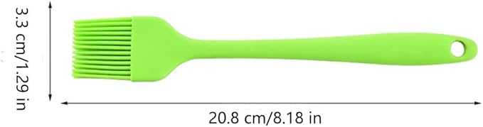 Silicone brush, Oil Brush for BBQ Kitchen Cooking Baking and Grilling (5 PCS,yellow)