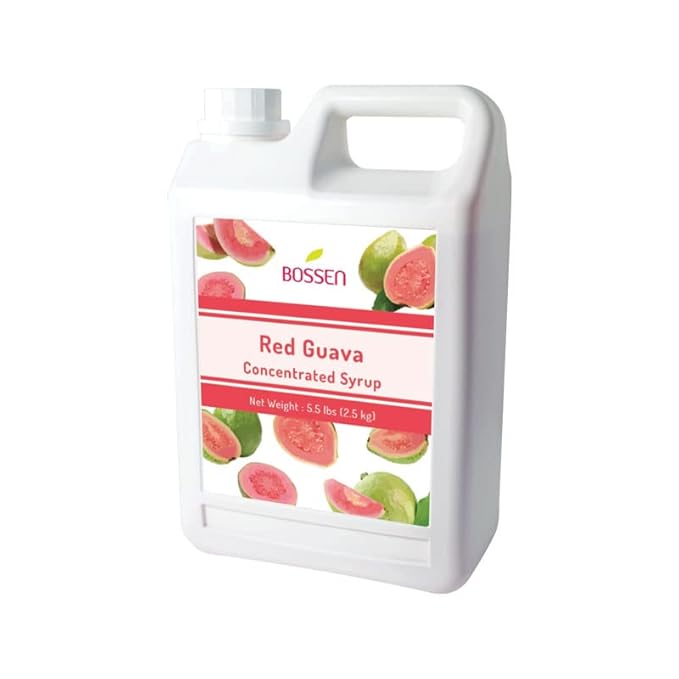 Bossen Concentrated Syrup_5.5 lb (Red Guava)
