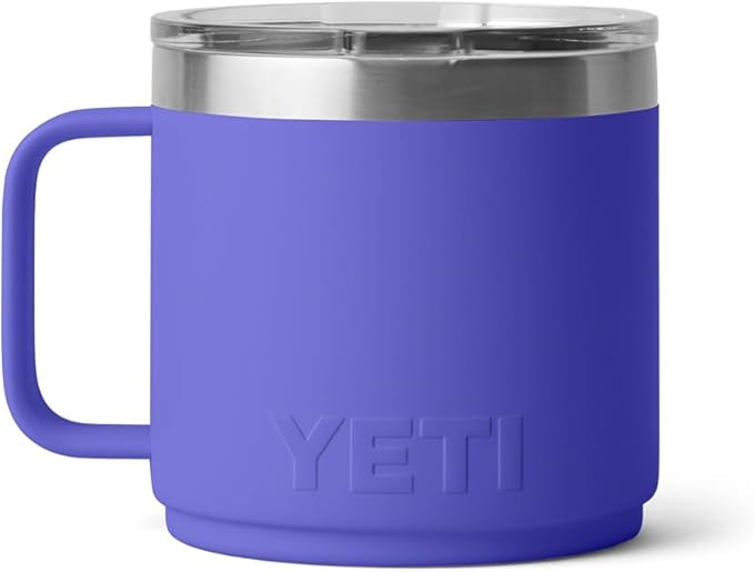 YETI Rambler 14 oz Stackable Mug, Vacuum Insulated, Stainless Steel with MagSlider Lid