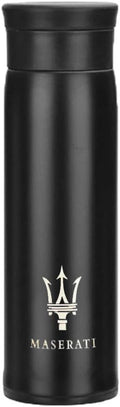 18oz Car Logo Travel Mugs & Tumblers Vacuum Insulated Stainless Steel Thermal Bottle Fashion Sport Thermal Cup for Hot or Cold Drink Coffee Or Tea (fit maserati)