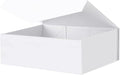Large White Collapsible Gift Box with Magnetic Closure Lid 13.5x9x4.1 Inches, Bridesmaid Proposal Box, Rectangle Present Box (Glossy White, 1 Pack)