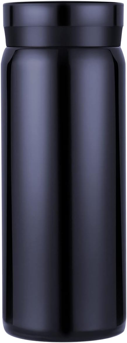 Mini Thermos Cute Water Bottle - 7 oz Tiny Insulated Vacuum 18/10 Stainless Steel Small Flask - Leak Proof & Spill Proof & Keeps Cold and Hot for Drink, Coffee, Tea - Blue