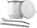 BALIBETOV Yerba Mate Cup – Vacuum Insulated Stainless Steel Gourd with Silicone Cover & Non-Slip Base – Includes 2 Bombillas & Cleaning Brush – Unique Design, Easy to Clean