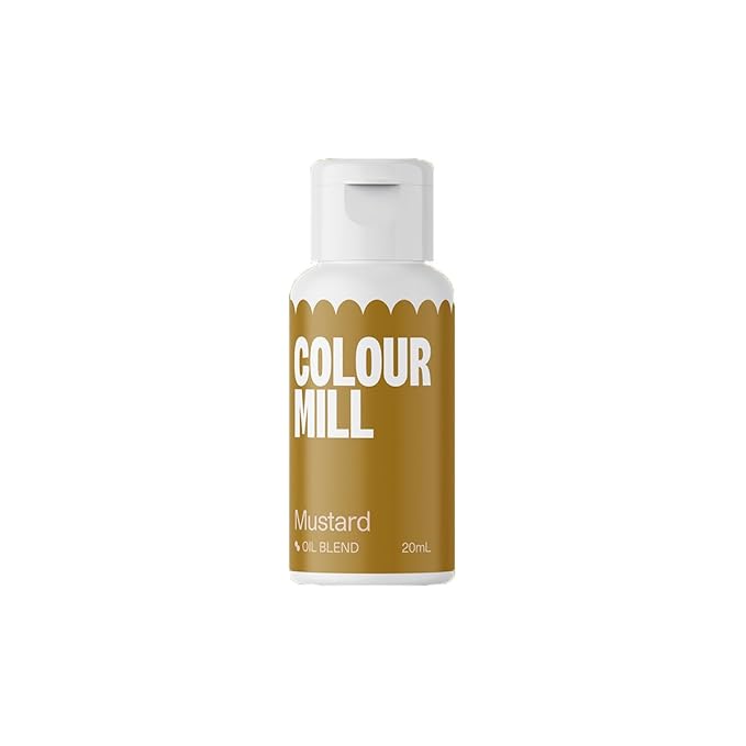 Colour Mill Oil-Based Food Coloring, 20 Milliliters Mustard - Gold