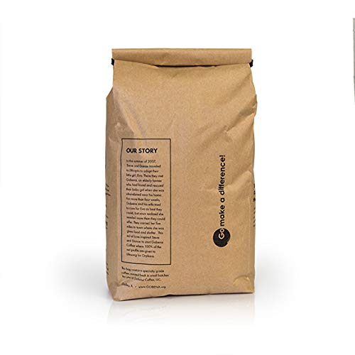 5lb Cinnamon Whole Bean Medium Roast Coffee, 100% Arabica Coffee, 80oz, Bulk Bag