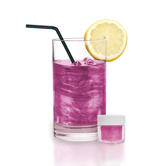 Pink BREW GLITTER Edible Glitter For Drinks, Cocktails, Beer, Garnish Glitter & Beverages | KOSHER & HALAL Certified | 100% Edible & Food Grade | Vegan, Gluten, Nut Free (45g Shaker, Pink)