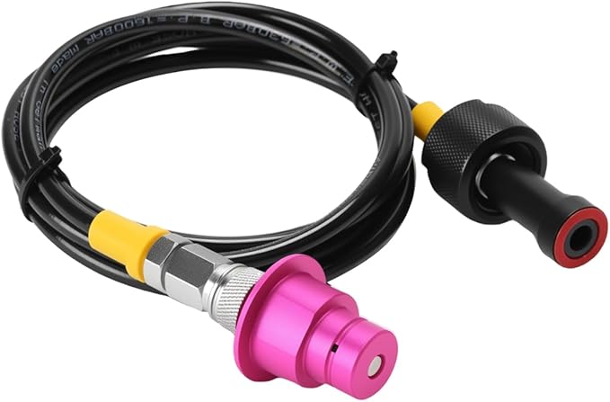 MEASUREMAN CO2 Adapter Kit with CGA320 Connector & 60-Inch Hose, Quick Connect Refill Adapter for Soda Makers/Soda Machines