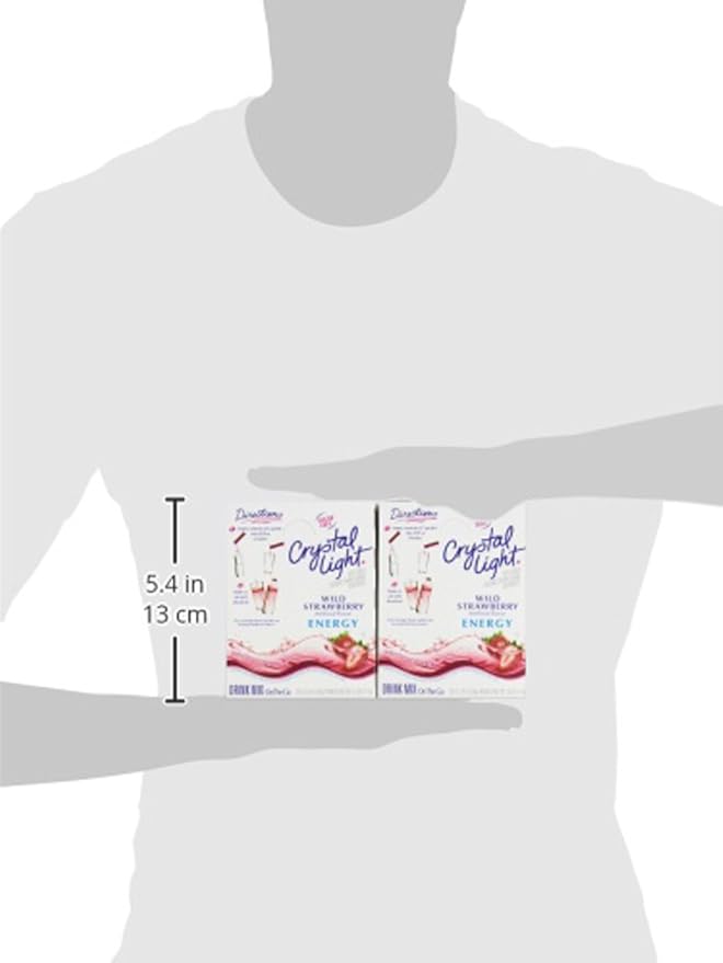 Crystal Light Energy Strawberry On-The-Go Powdered Drink Mix 30 Count