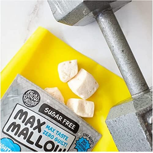 Max Mallow Sugar Free Marshmallows - Keto Friendly, Perfect for S'mores, Hot Chocolate, and Baking with Zero Sugar Snacks, Smores Mct Oil Zero Sugar Marshmellow Marshmallow Lightning Vanilla, 2 Pack