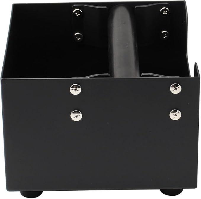 Espresso Knock Box, Stainless Steel Coffee Grind Knock Box Ground Waste Bin Container with Rubber Knocking Bar for Coffee Maker Machine