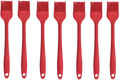 Silicone brush, Oil Brush for BBQ Kitchen Cooking Baking and Grilling (7 PCS,red)