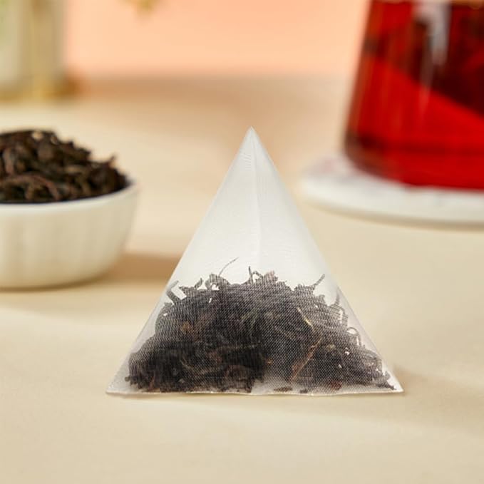 Black Tea Bags - Premium Ceylon Tea - Eco-Conscious Black Tea Bags - English Breakfast Tea - Resealable Bag - can Repeated Brewing - 3.2g x 50 Count