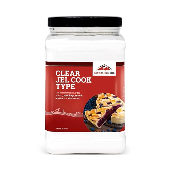Hoosier Hill Farm Clear Jel Thickener (Cook-Type), 2.75LB (Pack of 1)
