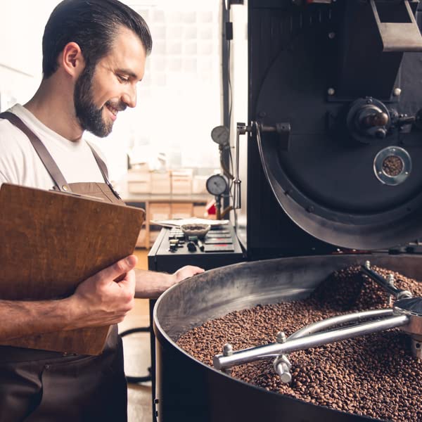 Volcanica Espresso Whole Beans Coffee, Dark Roast 100% Arabica, Espresso Roast, Bold Sweet Flavor, Fresh Roasted, Kosher, Vegan, Gluten-Free, 5 lbs