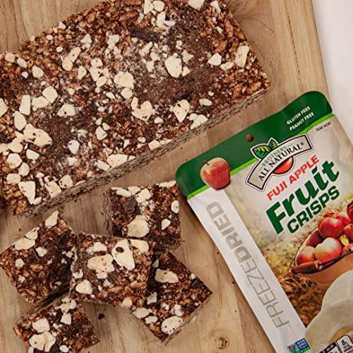 Brothers All Natural Freeze Dried Fruit Crisps, Fuji Apple & Cinnamon, 0.35 Oz (Pack of 24), Made with 100% Fruit, Gluten Free, Soy Free, Vegan, Heathy Snack, Lunch Box Ready