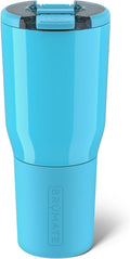 BrüMate Nav 35oz 100% Leak Proof Insulated Travel Tumbler with Magnetic BevLock™ Lid - Double Wall Cup-Holder Friendly Stainless Steel Mug (Electric Blue)