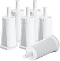 6 Pack Replacement Water Filter for Breville Espresso Machine Barista Pro BES878, Barista Touch Bes880, Oracle Touch BES990, Oracle BES980, Dual Boiler BES920 Bambino ClaroSwiss Sage, BES008WHT0NUC1