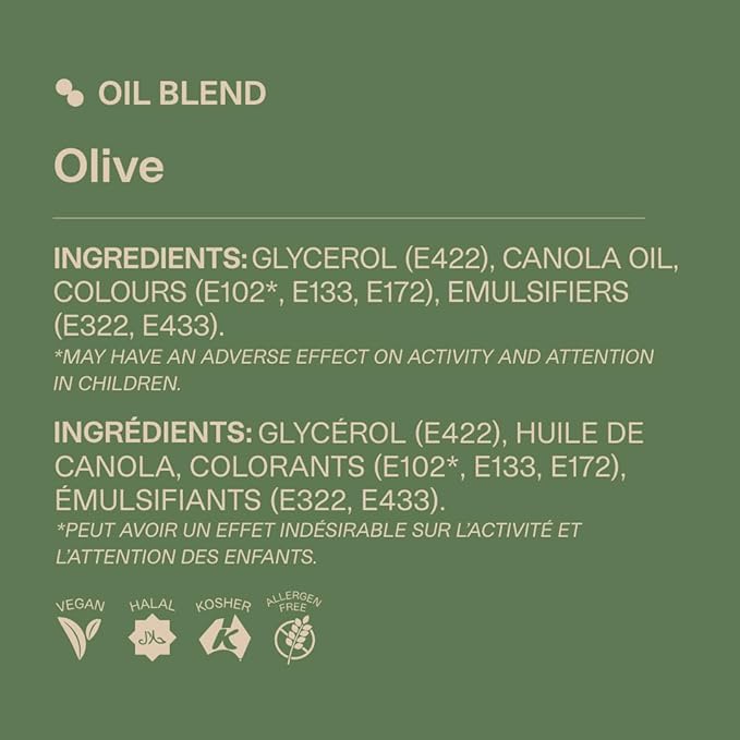 Colour Mill Oil-Based Food Coloring, 20 Milliliters Olive