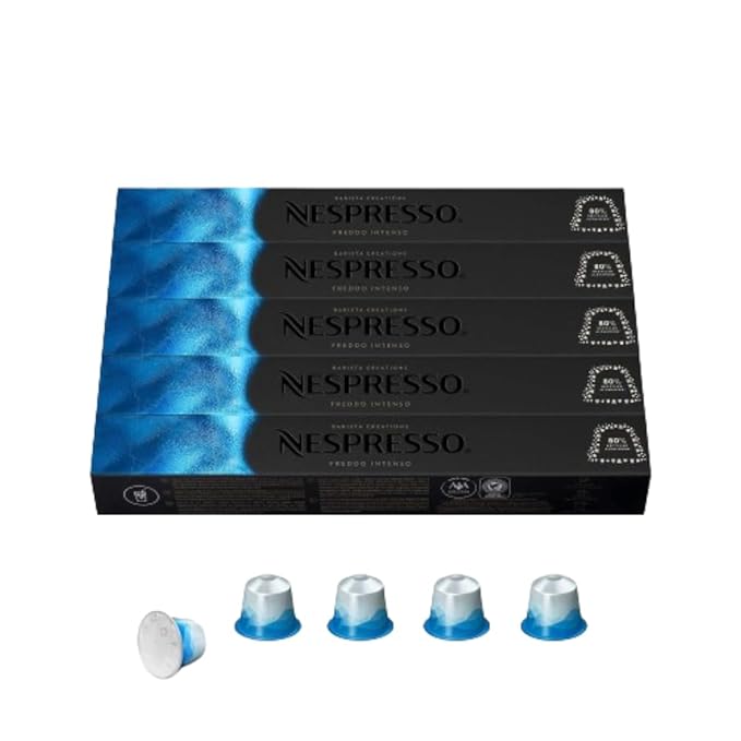 Nespresso Capsules Original Line, Freddo Intenso, 50-Count Espresso Coffee Pods