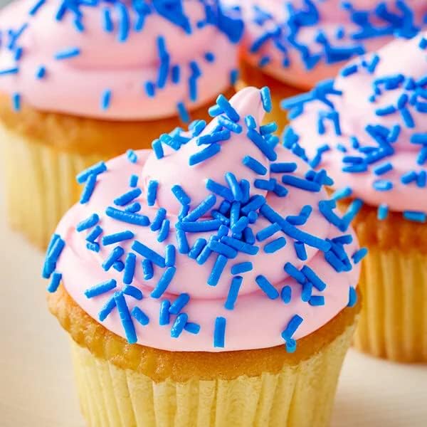Blue Sprinkles - 2.2 Pounds - Patriotic Toppings for Ice Cream, Cupcakes, Baby Shower Jimmies