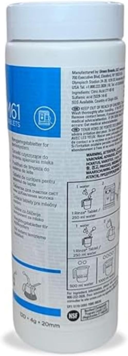 Urnex URN3301 Rinza Milk Cleaning Tablets