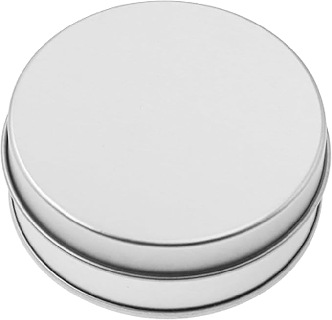 Metal Empty Boxes, Tin Boxes with Lid,Small Silver Tin Boxes,Stackable Organizer Containers,8PCS Storage Tin for Home Outdoor Active Storage Containers