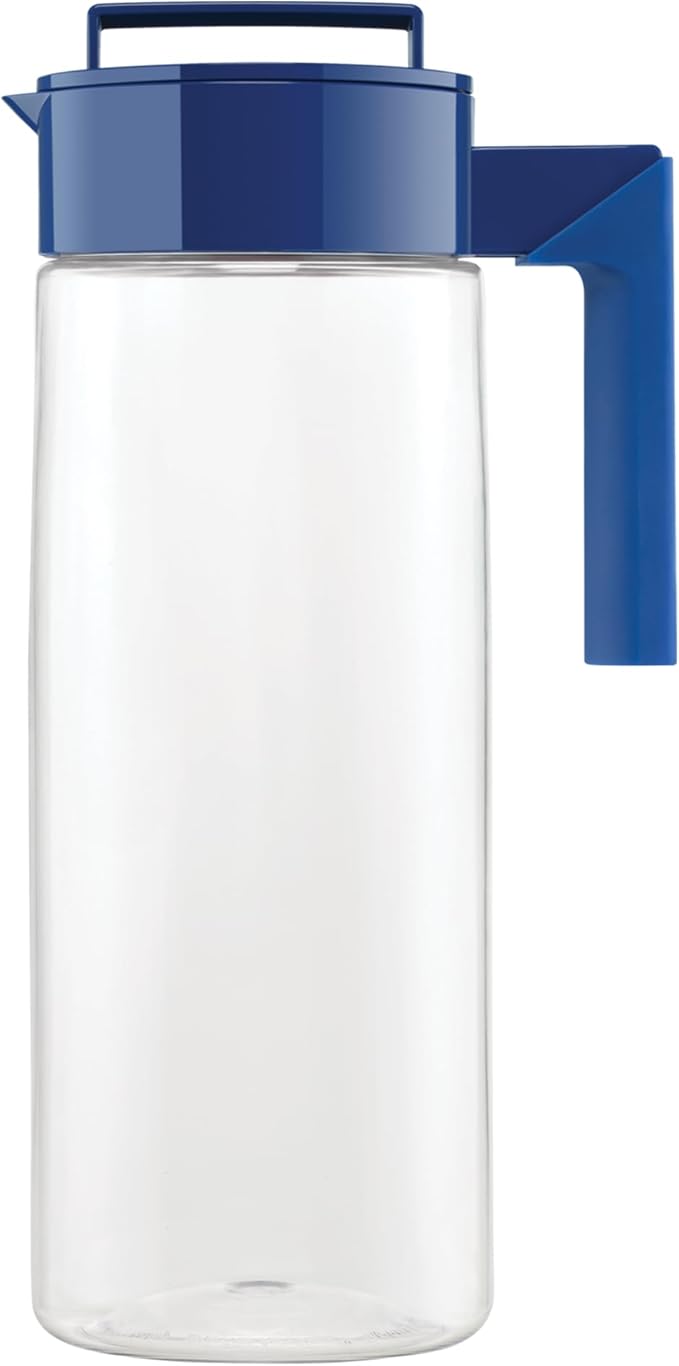 Takeya Patented and Airtight Pitcher Made in the USA, 2 Quart, Blueberry, 10034