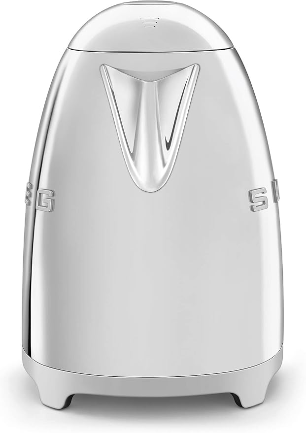 SMEG 50's Retro Style Electric Water Kettle with Automatic Shutoff, Removable Base, and Water Indicator, KLF03SSUS, Polished Stainless Steel