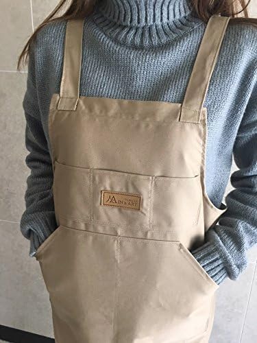 Artist apron/Long apron - Beige