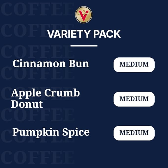 Victor Allen's Coffee Autumn Favorites Variety Pack, Medium Roast, 36 Count, Single Serve Coffee Pods for Keurig K-Cup Brewers