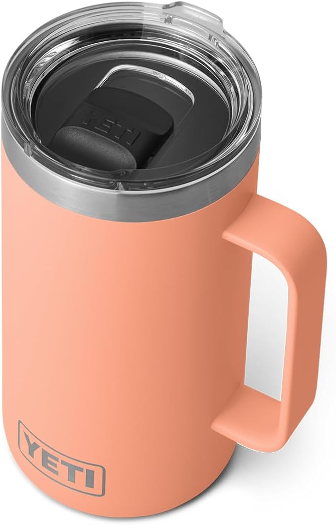 YETI Rambler 24 oz Mug, Vacuum Insulated, Stainless Steel with MagSlider Lid