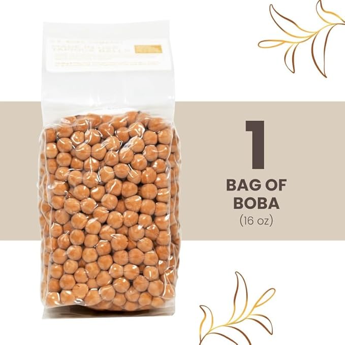 Boba Snob Boba Tea Making Kit, Bubble Tea Kit with Boba Gift Set, Boba Tea Maker Kit with Premium Loose Leaf Teas, Tumbler, Two Stainless Steel Boba Straws, Teaspoon, and Tapioca Boba Pearls (Medium)