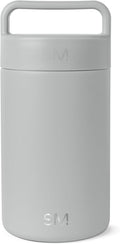 Simple Modern Food Jar for Hot Food | Reusable Stainless Steel Vacuum Insulated Leak Proof Lunch Storage for Smoothie Bowl, Soup, Oatmeal | Provision Collection | 16oz | Ice Gray