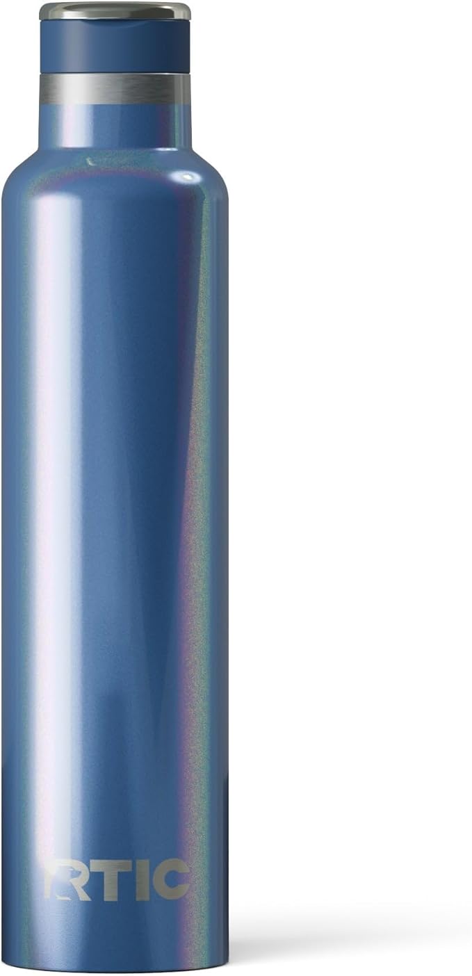 RTIC 26oz Journey Bottle Metal Stainless Steel Vacuum Insulated, BPA Free, Reusable, for Water, Hot and Cold Drinks, Travel, Sports, Camping, Pond Glitter