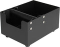 Espresso Knock Box,Coffee Grounds Pucks Knock Box with Removable Rubber Knock Bar and Non-Slip Base (Matte Black)