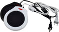 Home&Office Desktop Electric Mug Warmer-Coffee/Tea/Cocoa/Soup-Scented Candles Gift for Winter 2pcs(White and Black (CFW002-White Black)