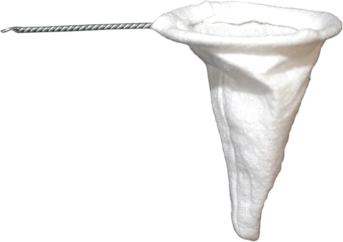 Filter for coffee and tea. Flannel Cloth Coffee Filter. Easy to use filter made for those who enjoy drinking coffee in the traditional ranch style.