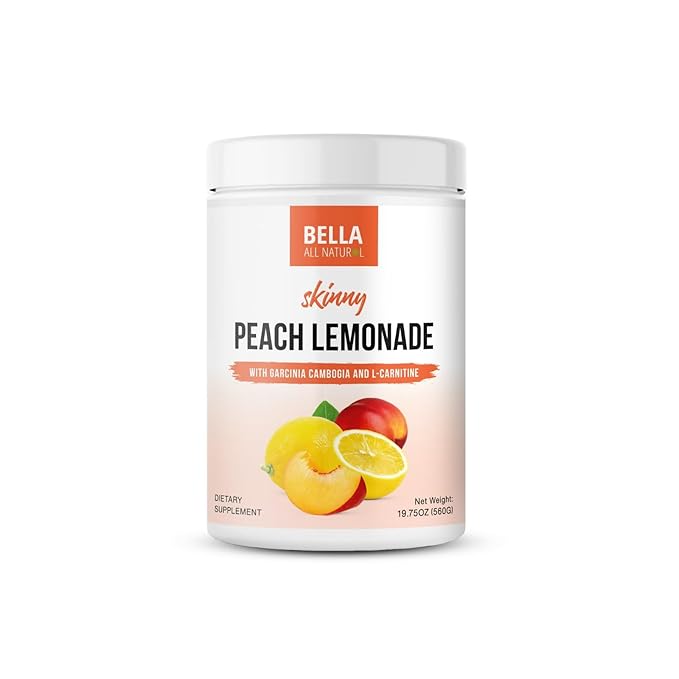 Bella All Natural Skinny Lemonade - Peach Flavor, 560g