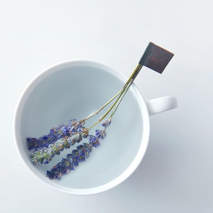 KKOKDAM Fancy Tea Gift Set – Korean Mint Blooming Flowers from South Korea - 5 Premium Flower Tea Sticks, Perfect as Unique Gifts or Gifts for Women