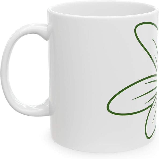 11 OZ Novelty Coffee Mugs - Christmas Gift (Floral Theme)