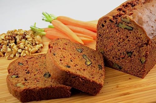 Nadel - NATURALLY DELICIOUS CARROT CAKE Slices, 8 Pack, Sweet Breads & Cakes Back to School lunch snack, breakfast bar