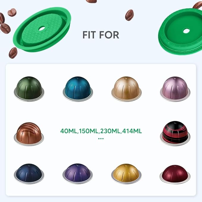 Refillable Vert*o Coffee Capsules DISCS Reusable filters Refillable Coffee PodS for VERT*OLINE & VERT*O capsules, compatible with VERT*OLINE & VERT*O pods