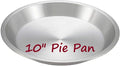 AME D'ESSENCE (1PC-10) Aluminum Pie Pan Commercial Grade Round Pie Plate Size 10" x 1mm Thick
