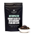 August Uncommon Metropolitan – Bergamot Plum Earl Grey Black Tea – Handcrafted Loose Leaf Tea for Daily Enjoyment – Smooth and Aromatic with Bright Citrus Notes – Convenient Resealable Pouch (1.8oz)