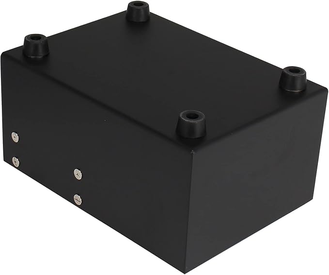 Espresso Knock Box,Coffee Grounds Pucks Knock Box with Removable Rubber Knock Bar and Non-Slip Base (Matte Black)